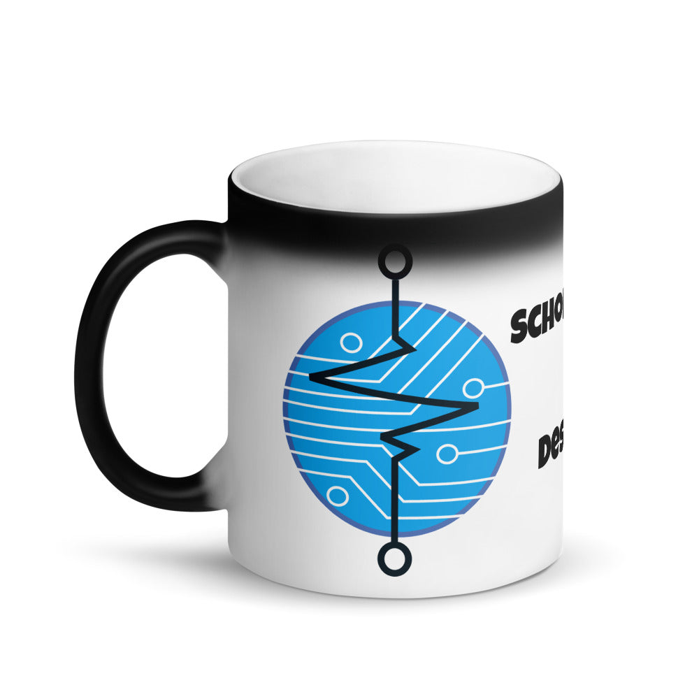 Scholartee Designs Matte Black Magic Mug