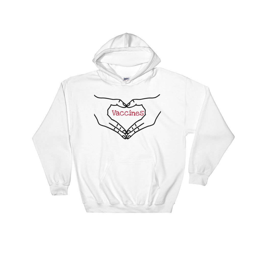 I *HEART* VACCINES Hooded Sweatshirt