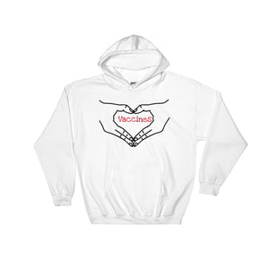 I *HEART* VACCINES Hooded Sweatshirt