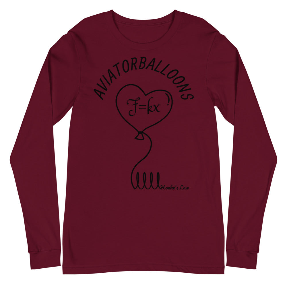 Hooke's Law x aviatorballoons Unisex Long Sleeve Tee
