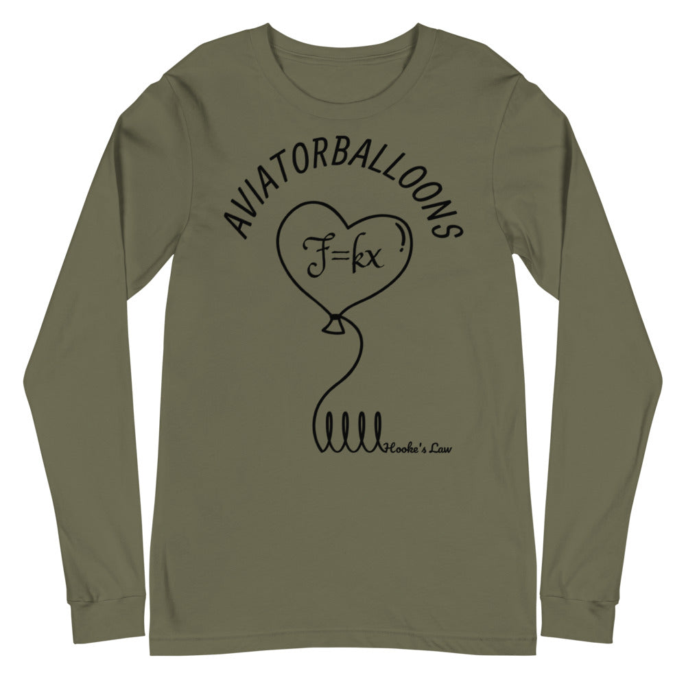 Hooke's Law x aviatorballoons Unisex Long Sleeve Tee