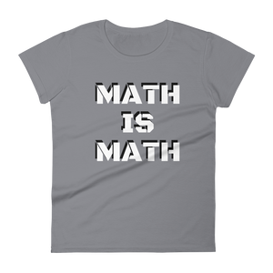 Women's MATH IS MATH short sleeve t-shirt