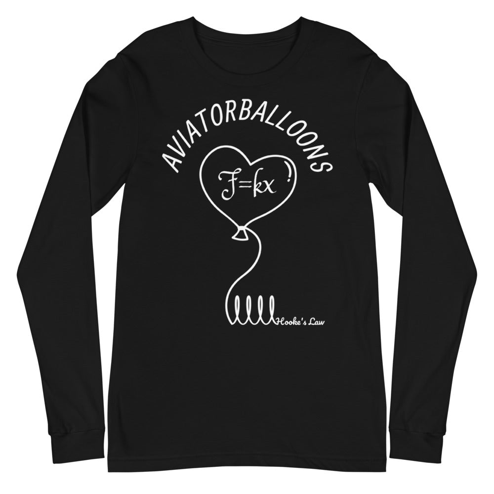 Hooke's Law x aviatorballoons Unisex Long Sleeve Tee Alternate