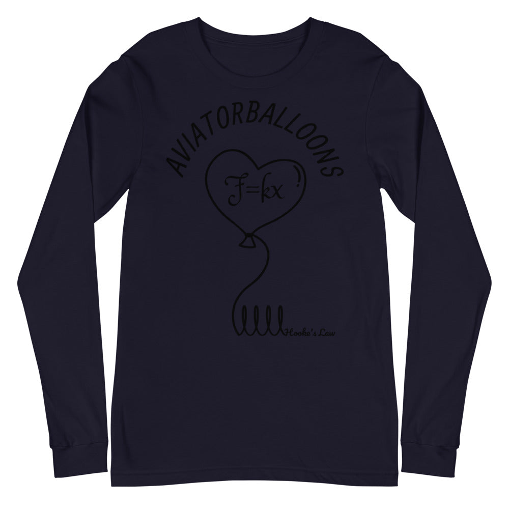 Hooke's Law x aviatorballoons Unisex Long Sleeve Tee