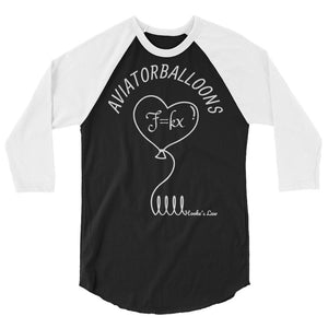 Hooke's Law x aviatorballoons 3/4 sleeve raglan shirt Alternate