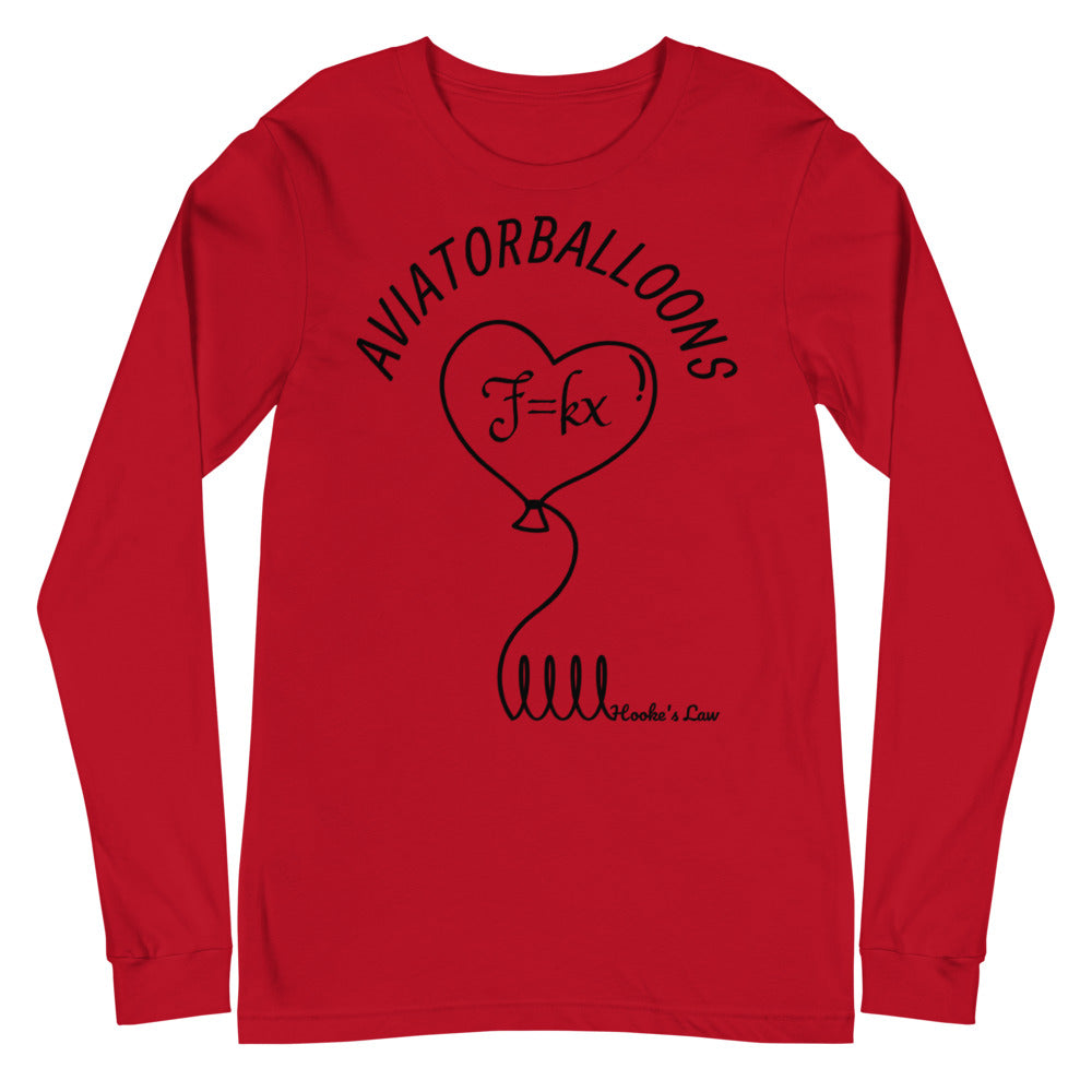 Hooke's Law x aviatorballoons Unisex Long Sleeve Tee