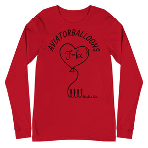 Hooke's Law x aviatorballoons Unisex Long Sleeve Tee