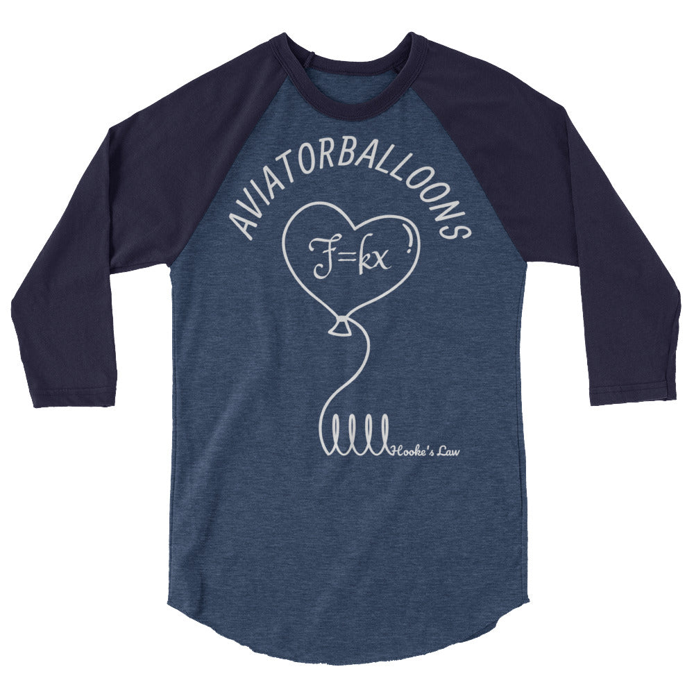 Hooke's Law x aviatorballoons 3/4 sleeve raglan shirt Alternate