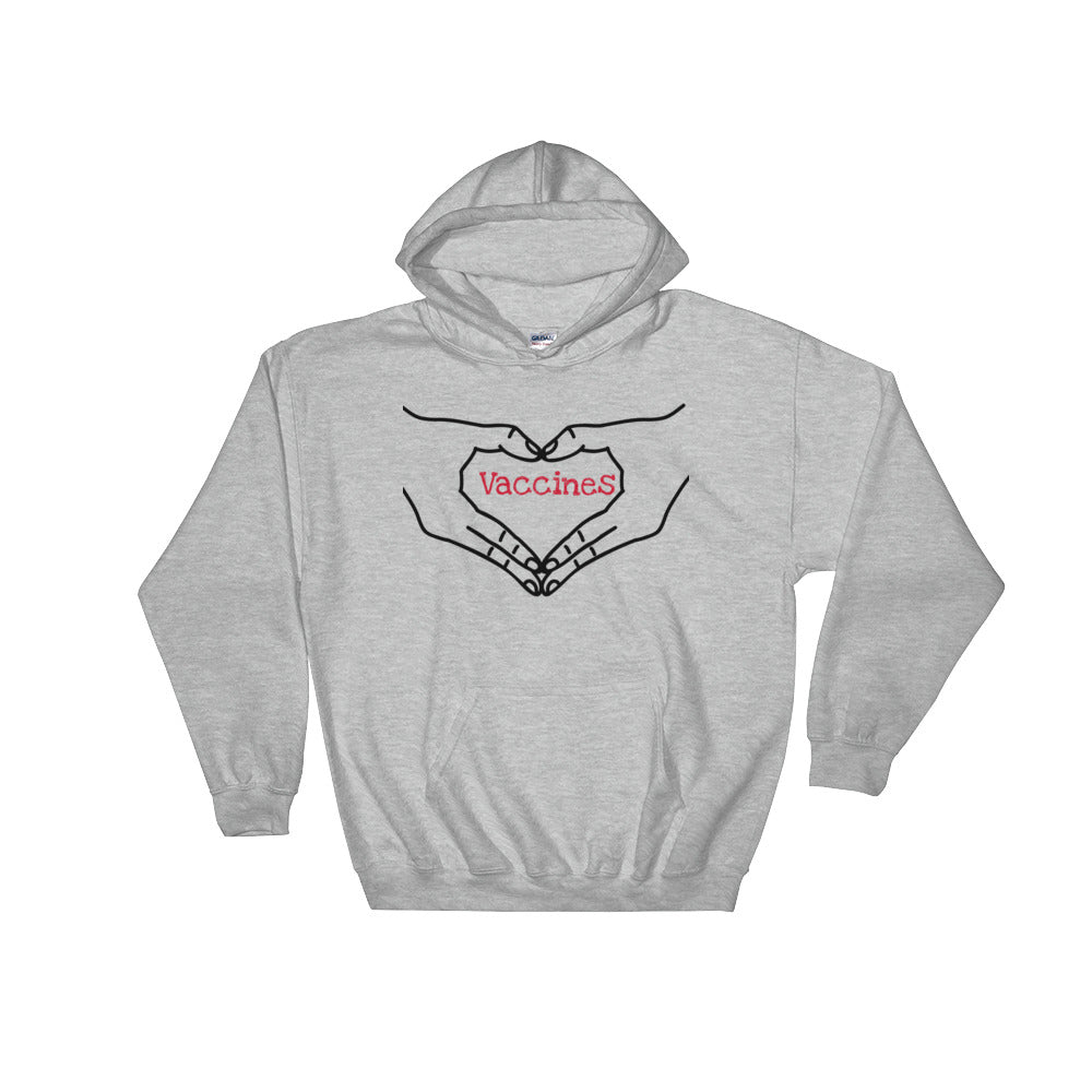 I *HEART* VACCINES Hooded Sweatshirt