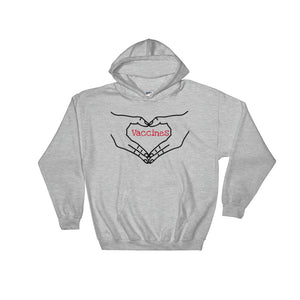 I *HEART* VACCINES Hooded Sweatshirt
